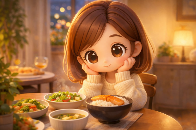 自分にとって心地よい食事の感覚を見つめる