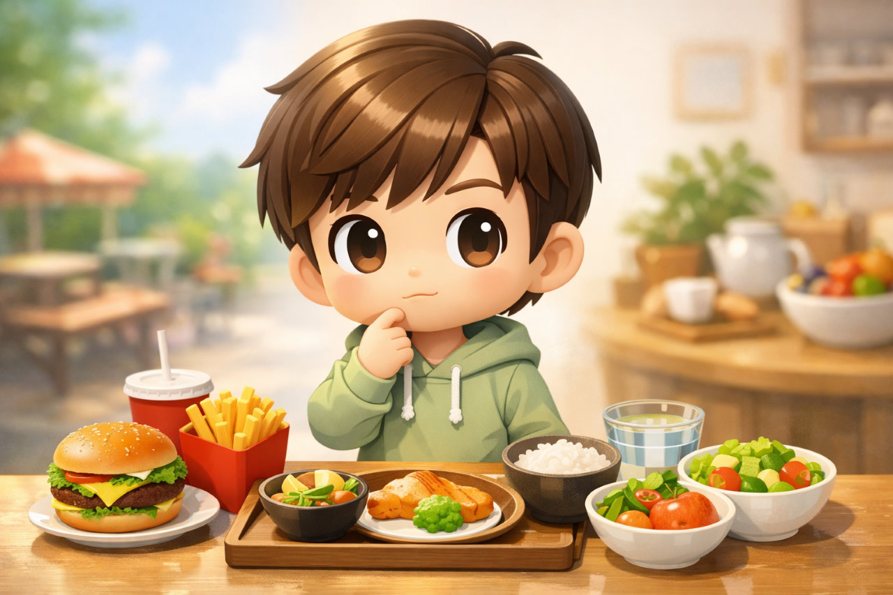 外で食べることや買って済ませる日が続く中で自分に合う無理のない食事の整え方をゆっくり考えてみる