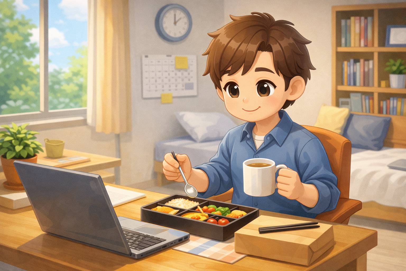 時間の使い方と食事の関係を見つめる