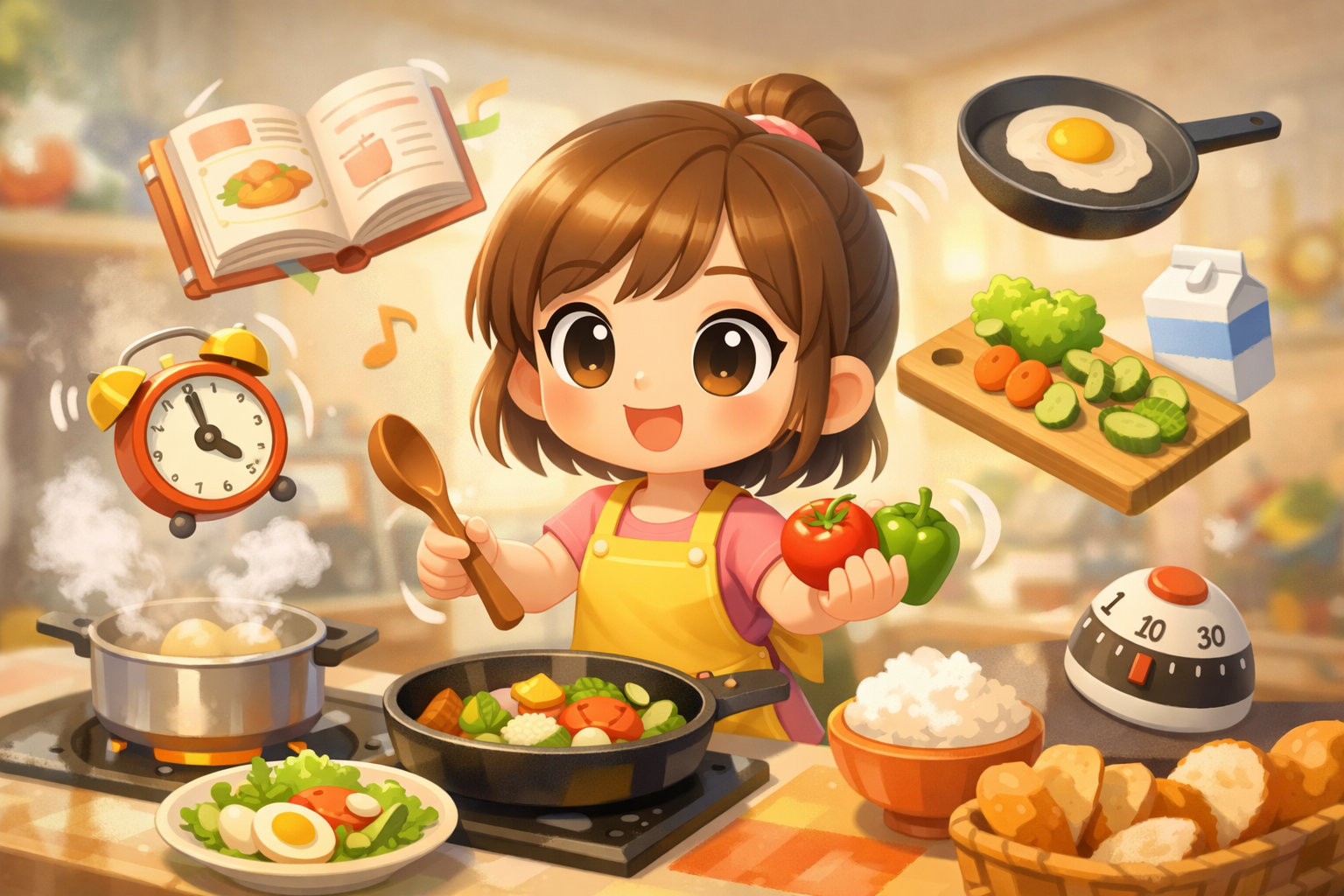 食事の準備に感じる時間の重さをやわらかく捉える視点