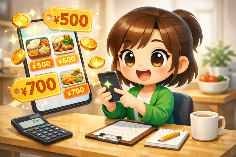 クーポン利用時の価格の目安を確認して選びやすくする